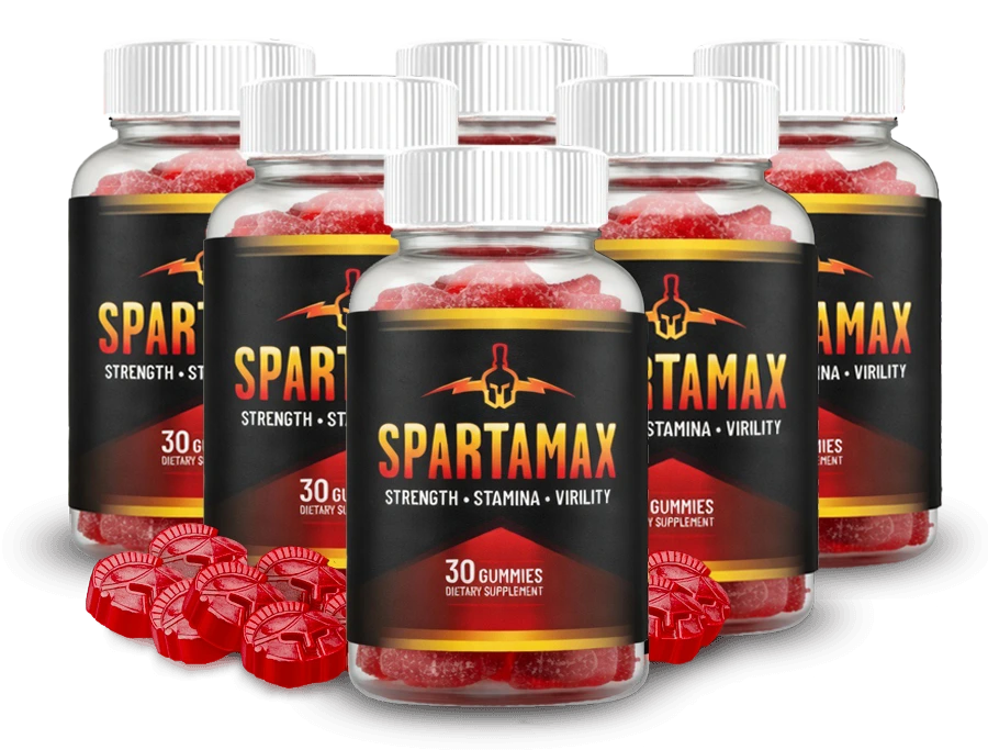 SpartaMax Male Vitality Gummies — 6 bottle value pack